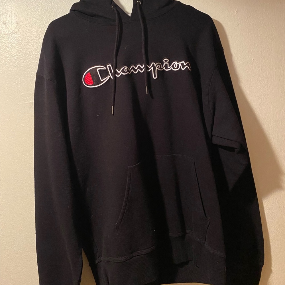Black Champion sweatshirt size large